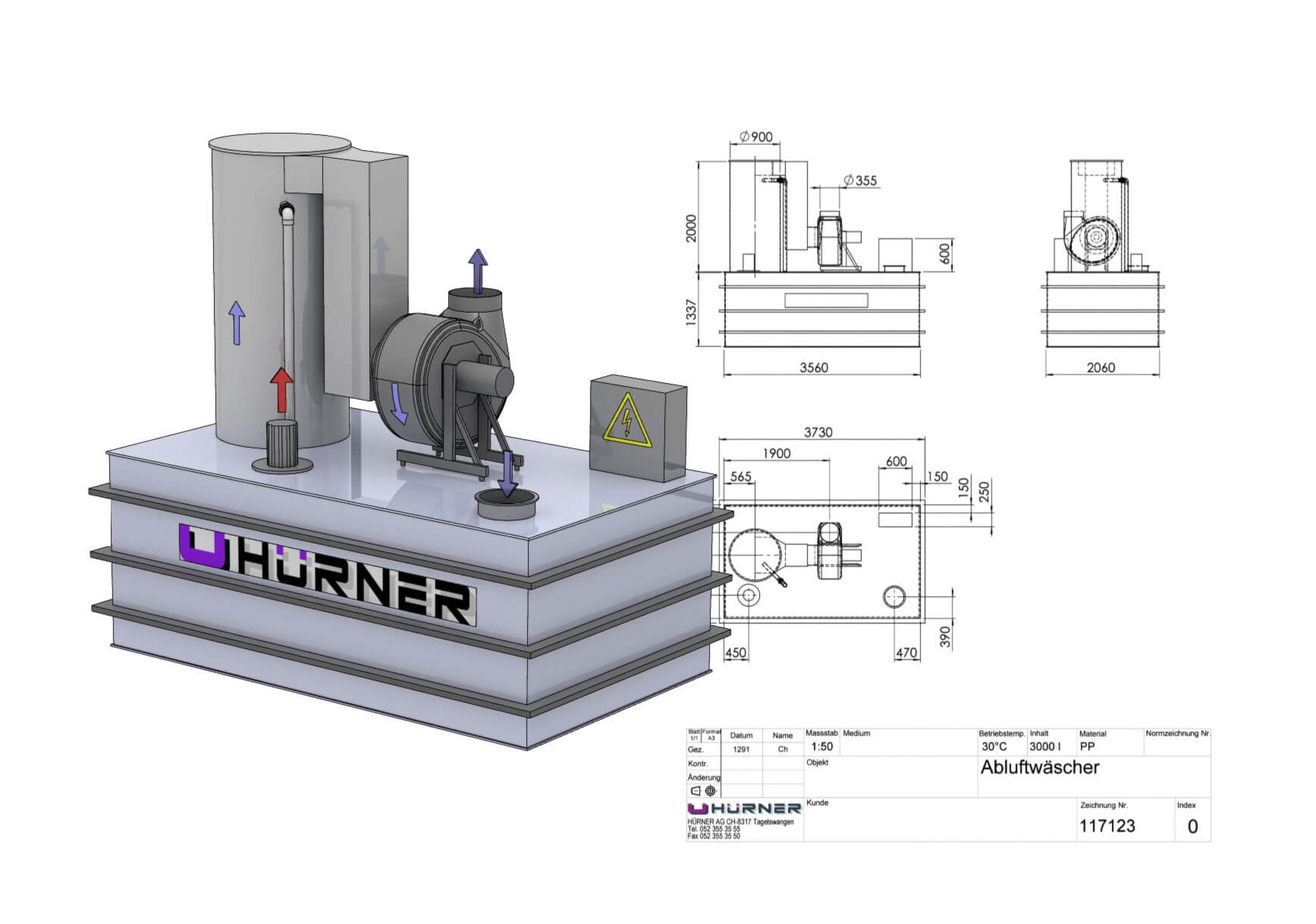 Abluftwäscher Hürner